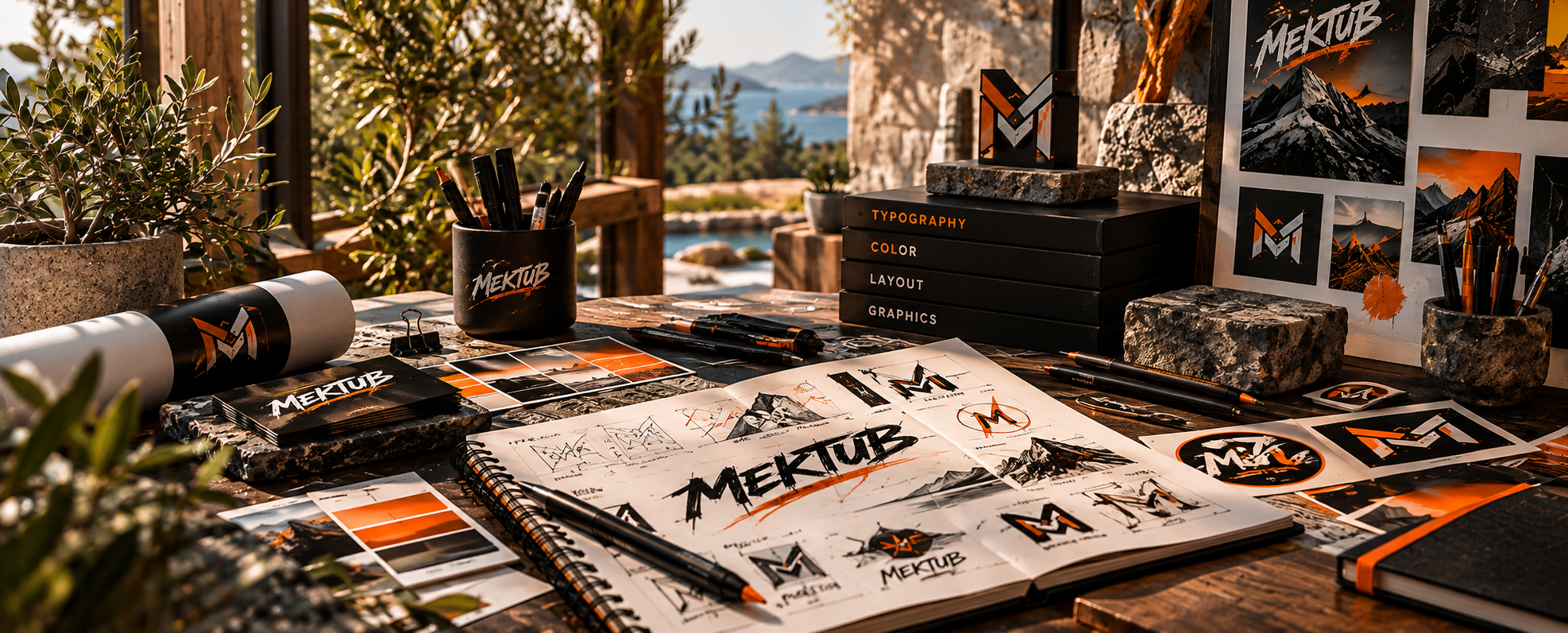 MEKTUB visual identity development